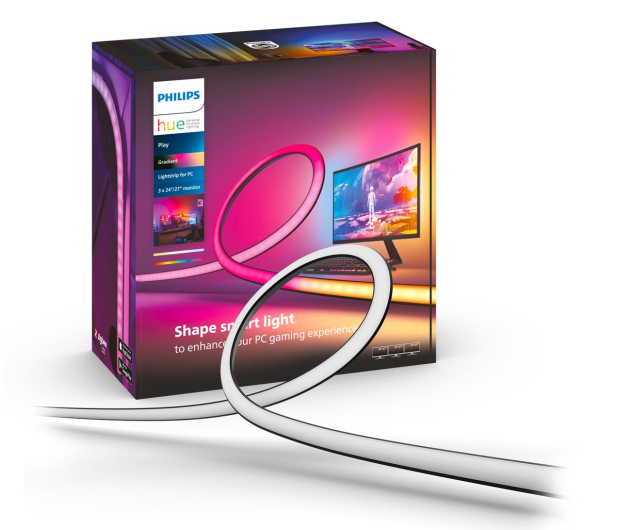 Philips Hue Taśma LED Play gradient PC 3x 24"-27" - 1069339 - zdjęcie
